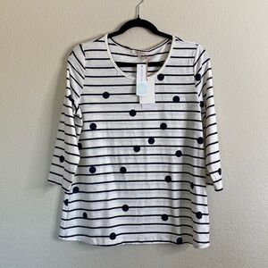 Stitch Fix Skies are Blue Madeline multi-patterned knit top medium
